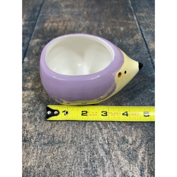 Hedgehog Small Planter, Jar, Caddy, Purple! - Picture 11 of 11